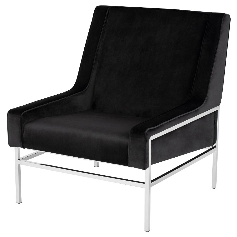 Nuevo HGTB582 THEODORE OCCASIONAL CHAIR in BLACK